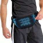 Blue Aquarius Zodiac Sign Print Fanny Pack