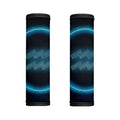 Blue Aquarius Zodiac Sign Print Handle Covers