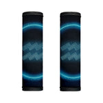 Blue Aquarius Zodiac Sign Print Handle Covers