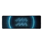 Blue Aquarius Zodiac Sign Print Long Kitchen Mat