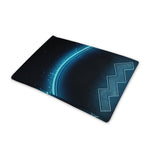 Blue Aquarius Zodiac Sign Print Pet Cooling Mat Cover