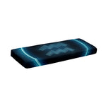 Blue Aquarius Zodiac Sign Print Piano Keyboard Cover