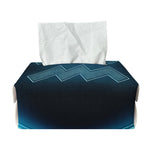 Blue Aquarius Zodiac Sign Print Rectangle Tissue Box Cover