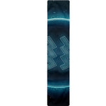 Blue Aquarius Zodiac Sign Print Table Runner