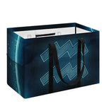 Blue Aquarius Zodiac Sign Print Utility Tote Bag