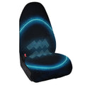 Blue Aquarius Zodiac Sign Print Waterproof Car Seat Cover