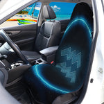 Blue Aquarius Zodiac Sign Print Waterproof Car Seat Cover