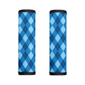 Blue Argyle Pattern Print Handle Covers