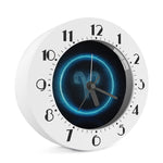 Blue Aries Zodiac Sign Print Alarm Clock