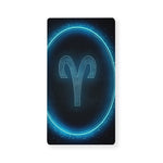 Blue Aries Zodiac Sign Print Baby Crib Sheet