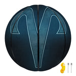 Blue Aries Zodiac Sign Print Basketball