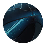 Blue Aries Zodiac Sign Print Basketball