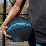 Blue Aries Zodiac Sign Print Basketball