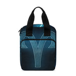 Blue Aries Zodiac Sign Print Bible Tote Bag