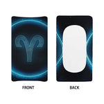 Blue Aries Zodiac Sign Print Changing Pad Cover