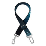 Blue Aries Zodiac Sign Print Dog Seat Belt
