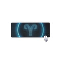 Blue Aries Zodiac Sign Print Extended Mouse Pad