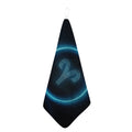 Blue Aries Zodiac Sign Print Hand Towel