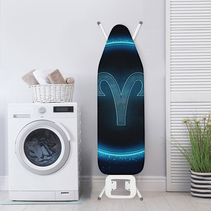 Blue Aries Zodiac Sign Print Ironing Board Cover