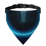 Blue Aries Zodiac Sign Print Over The Collar Dog Bandana
