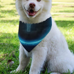 Blue Aries Zodiac Sign Print Over The Collar Dog Bandana