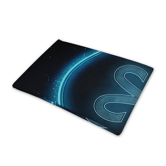 Blue Aries Zodiac Sign Print Pet Cooling Mat Cover