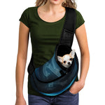 Blue Aries Zodiac Sign Print Pet Sling Carrier