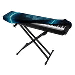 Blue Aries Zodiac Sign Print Piano Keyboard Cover
