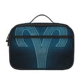 Blue Aries Zodiac Sign Print Portable Lunch Bag