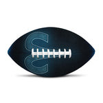 Blue Aries Zodiac Sign Print Rugby Ball
