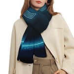 Blue Aries Zodiac Sign Print Scarf