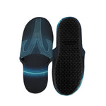 Blue Aries Zodiac Sign Print Slippers