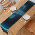 Blue Aries Zodiac Sign Print Table Runner