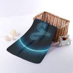 Blue Aries Zodiac Sign Print Towel