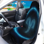 Blue Aries Zodiac Sign Print Waterproof Car Seat Cover