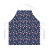 Blue Axolotl Pattern Print Adjustable Apron