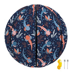 Blue Axolotl Pattern Print Basketball