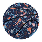 Blue Axolotl Pattern Print Basketball