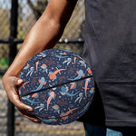 Blue Axolotl Pattern Print Basketball