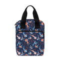 Blue Axolotl Pattern Print Bible Tote Bag