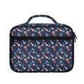 Blue Axolotl Pattern Print Briefcase Bible Bag