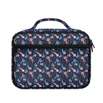 Blue Axolotl Pattern Print Briefcase Bible Bag