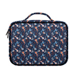 Blue Axolotl Pattern Print Briefcase Bible Bag