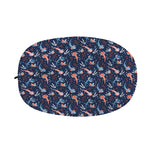 Blue Axolotl Pattern Print Car Side Mirror Covers