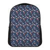 Blue Axolotl Pattern Print Casual Backpack