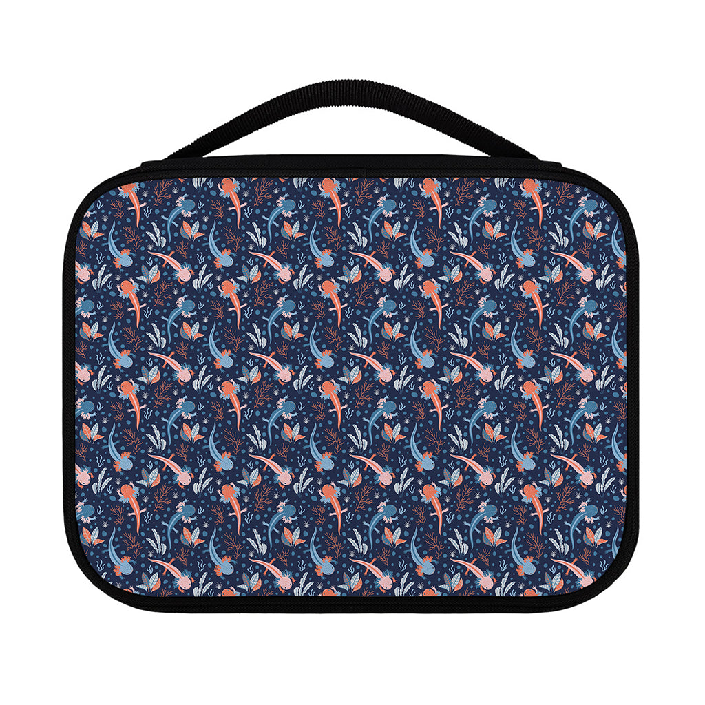 Blue Axolotl Pattern Print Classic Bible Case