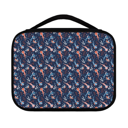 Blue Axolotl Pattern Print Classic Bible Case