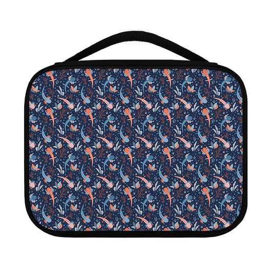 Blue Axolotl Pattern Print Classic Bible Case
