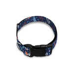 Blue Axolotl Pattern Print Dog Collar