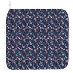 Blue Axolotl Pattern Print Hand Towel